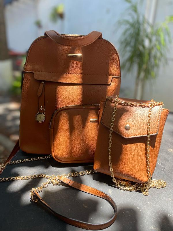 MOCHILA ESPALDA 3 EN 1 22310 CAFE
