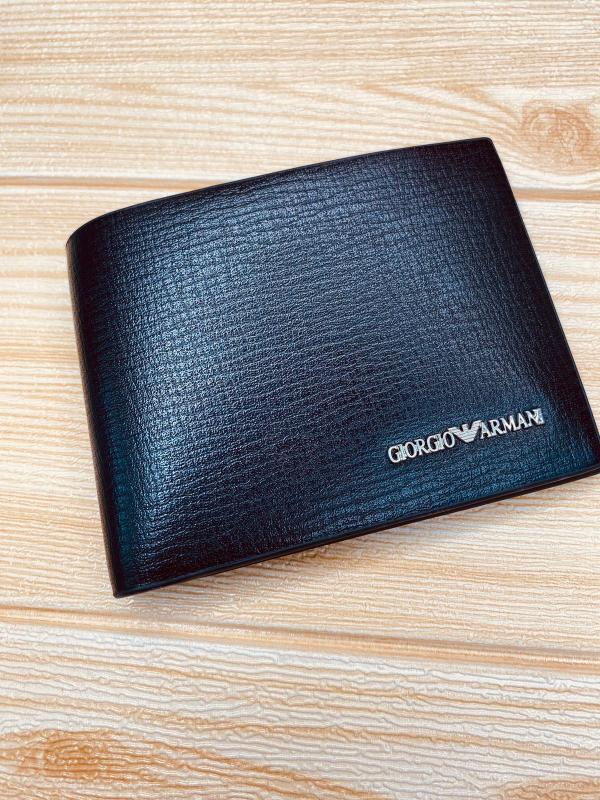 BILLETERA MARCA PARA CABALLERO GIORGIO ARMANI MODELO 9230 NEGRO