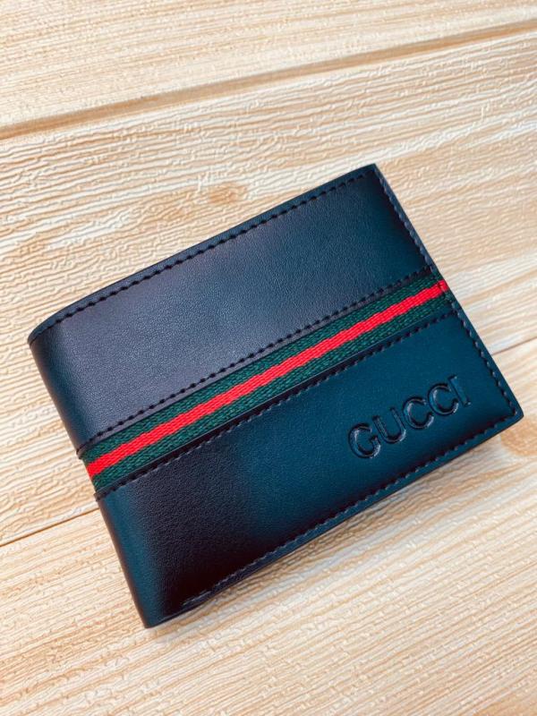 BILLETERA MARCA PARA CABALLERO GUCCI MODELO 6825 NEGRO