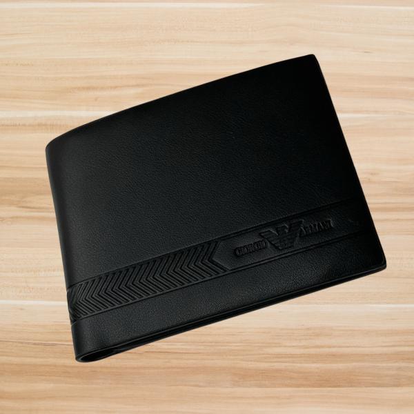 BILLETERA MARCA PARA CABALLERO GIORGIO ARMANI MODELO 3844 NEGRO