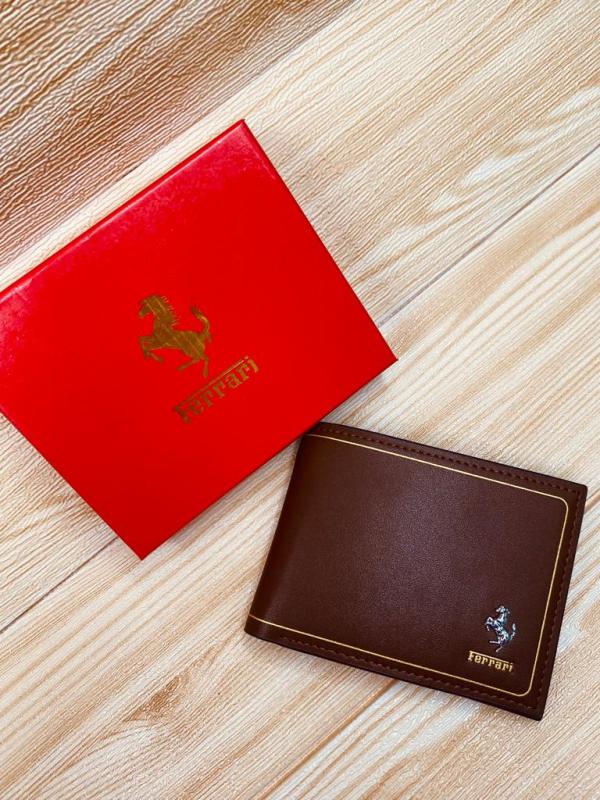 BILLETERA MARCA PARA CABALLERO FERRARI MODELO 3867 CAFE