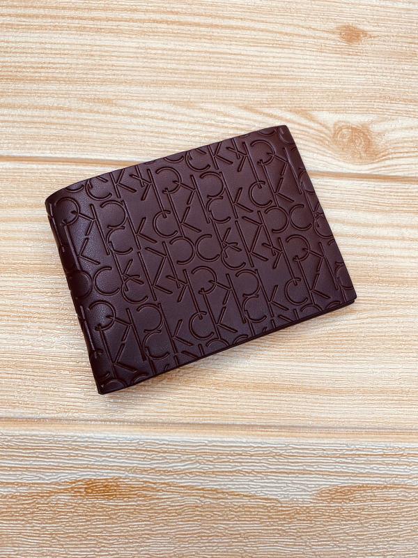 BILLETERA MARCA PARA CABALLERO CALVIN KLEIN MODELO 6819 CAFE