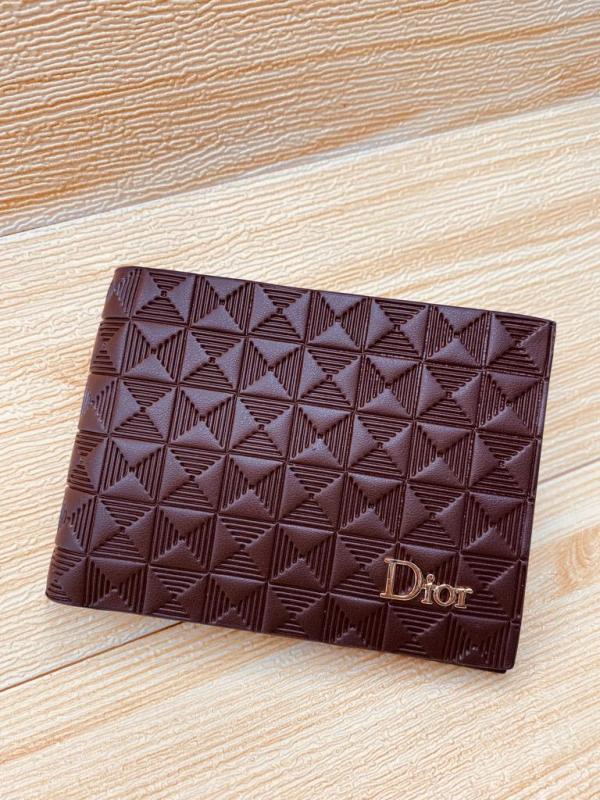 BILLETERA MARCA PARA CABALLERO DIOR MODELO 6817 CAFE
