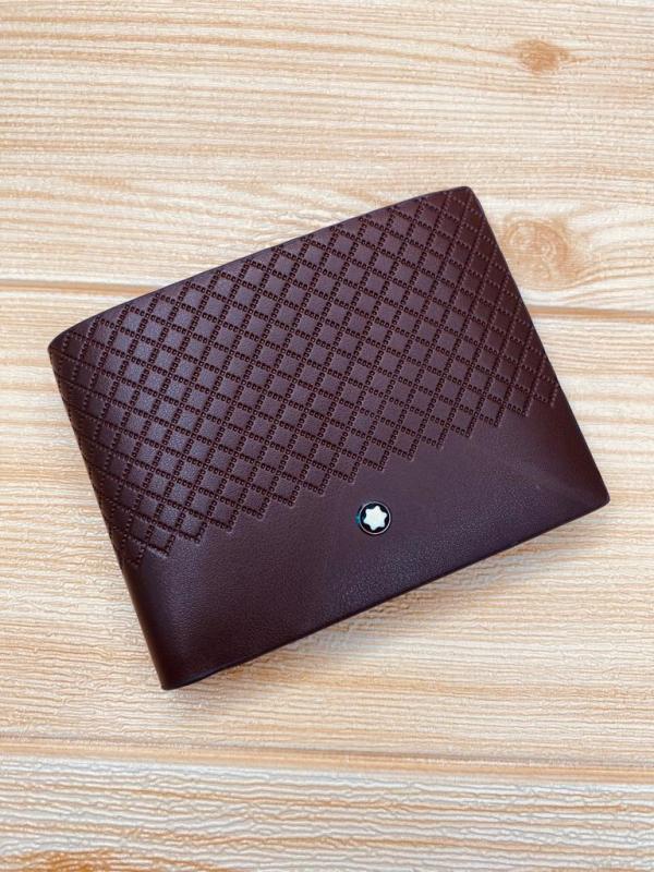 BILLETERA MARCA PARA CABALLERO MONT BLANC MODELO 9251 CAFE