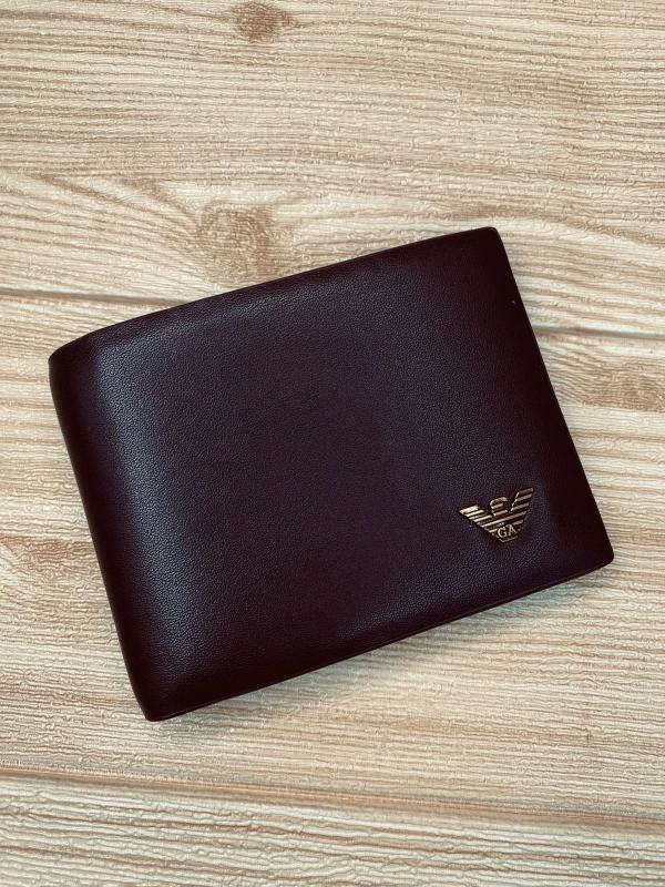 BILLETERA MARCA PARA CABALLERO GIORGIO ARMANI MODELO 9235 CAFE