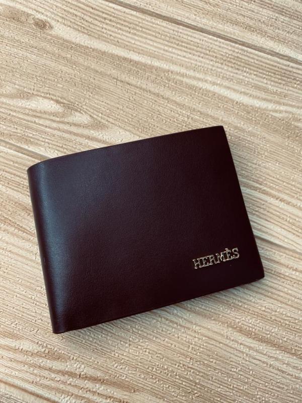 BILLETERA MARCA PARA CABALLERO HERMES MODELO 9243 CAFE
