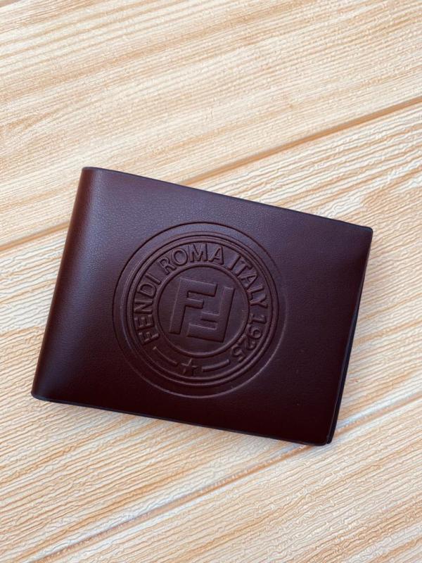 BILLETERA MARCA PARA CABALLERO FENDI MODELO 3863 CAFE