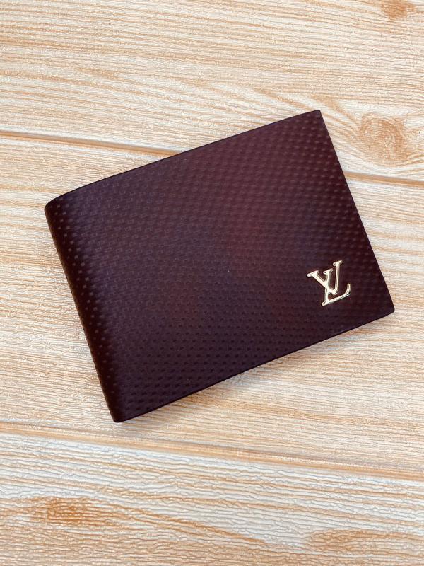 BILLETERA MARCA PARA CABALLERO LOUIS VUITTON MODELO 4255 CAFE