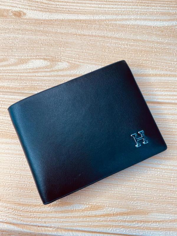BILLETERA MARCA PARA CABALLERO HERMES MODELO 9148 NEGRO