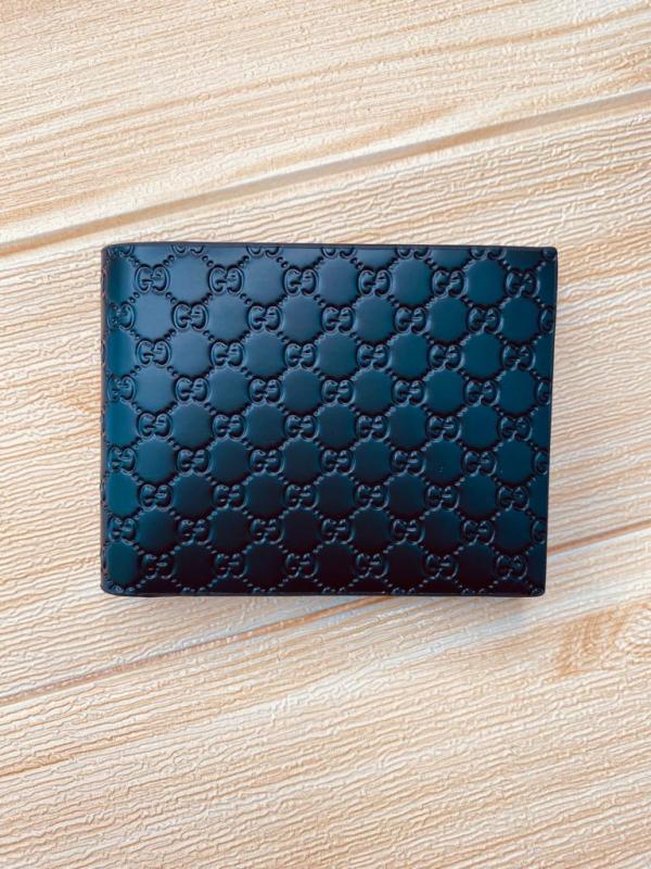 BILLETERA MARCA PARA CABALLERO GUCCI MODELO 9131 NEGRO