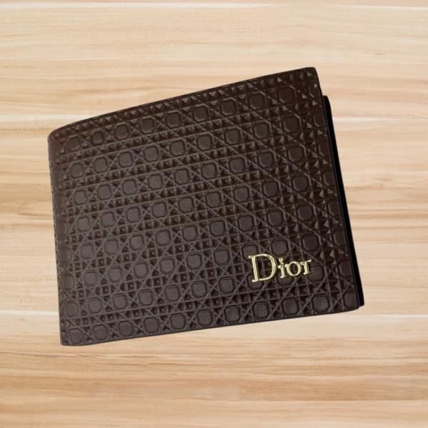 BILLETERA MARCA PARA CABALLERO DIOR MODELO 6822 CAFE