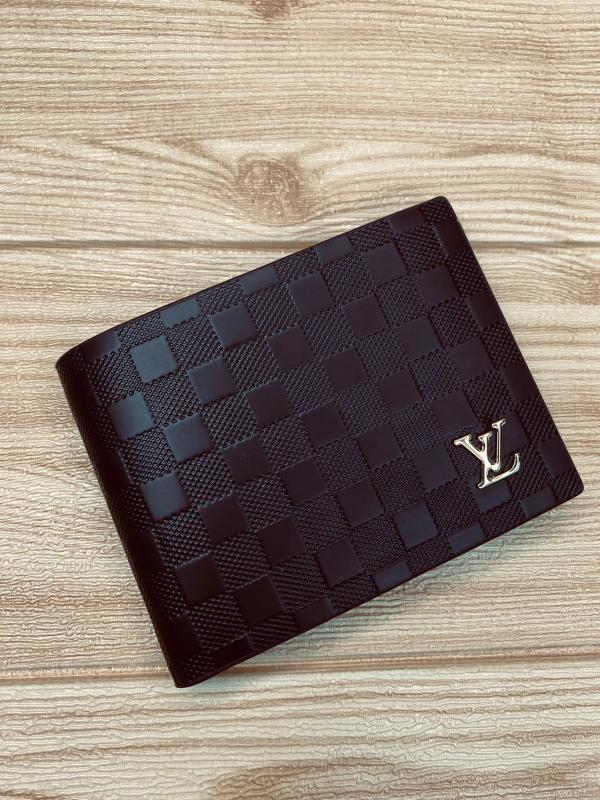 BILLETERA MARCA PARA CABALLERO LOUIS VUITTON MODELO 9125 CAFE