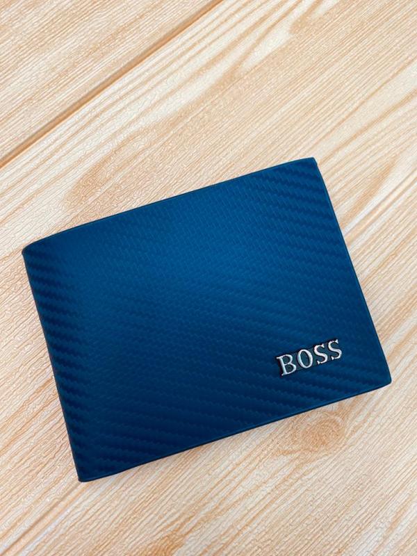 BILLETERA MARCA PARA CABALLERO HUGO BOSS MODELO 9275 AZUL