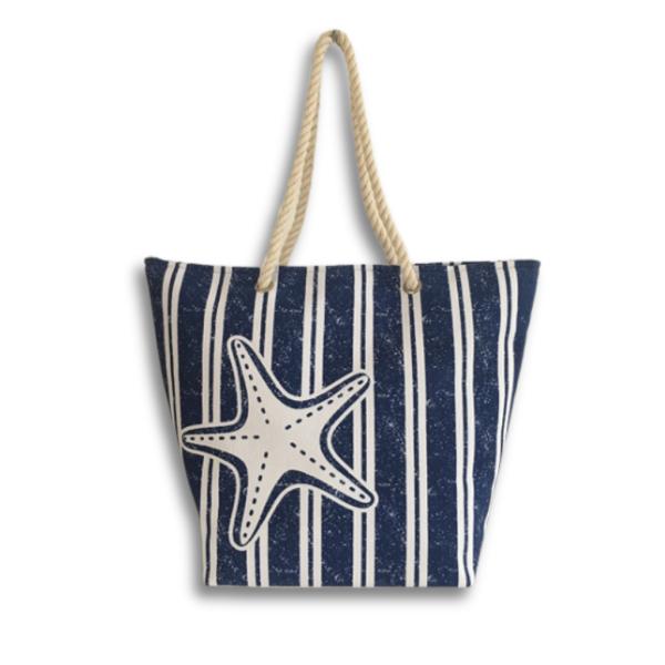 BOLSO PLAYERO ESTRELLA  AZUL HF19235-6