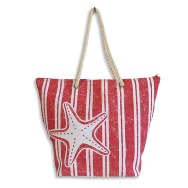 BOLSO PLAYERO ESTRELLA ROJO HF19235-8