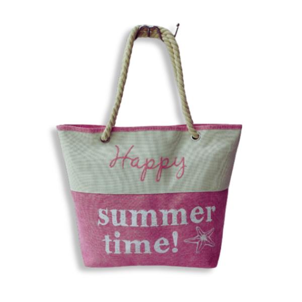 BOLSO PLAYERO HAPPY SUMMER TIME ROSADO 21HF502-2