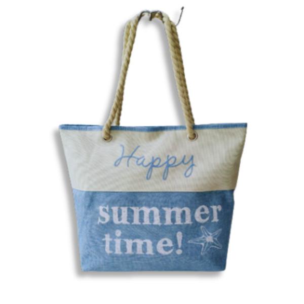 BOLSO PLAYERO HAPPY SUMMER TIME CELESTE 21HF502-3