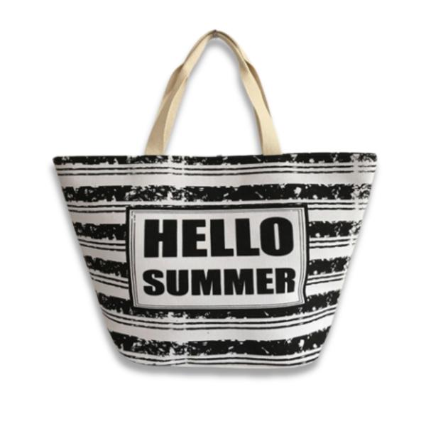 BOLSO PLAYERO HELLO SUMMER NEGRO HF19236-5