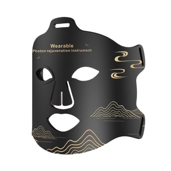 MASCARILLA LUMINOSA DE SILICONA NEGRA
