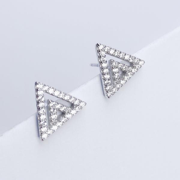 ARETES PLATA 925 TRIANGULO 1EA92894