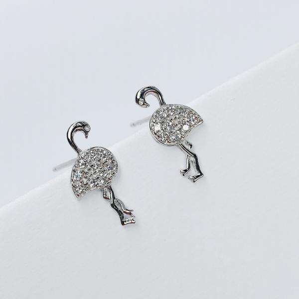 ARETES PLATA 925 FLAMINGO 1EA70996