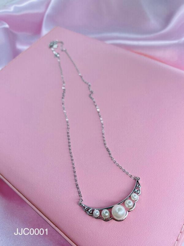 COLLAR  PLATA 925 PERLAS BLANCAS 1NE51207