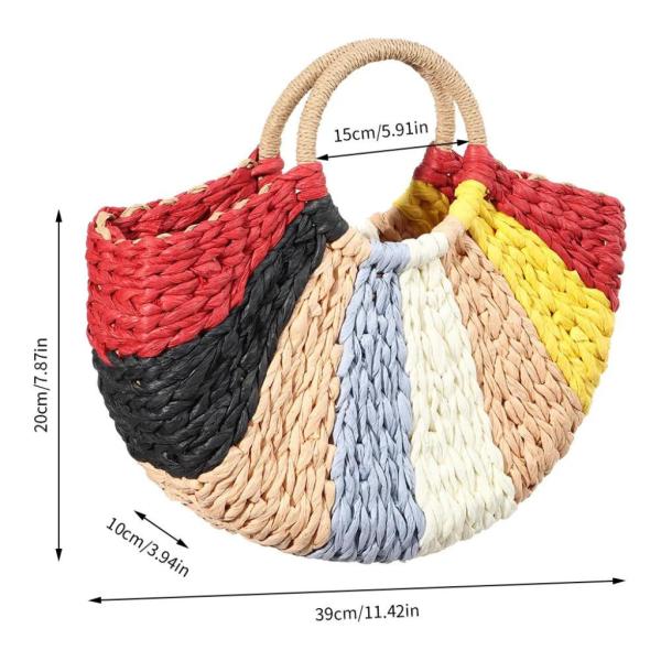 BOLSO PLAYA 016 ROJO