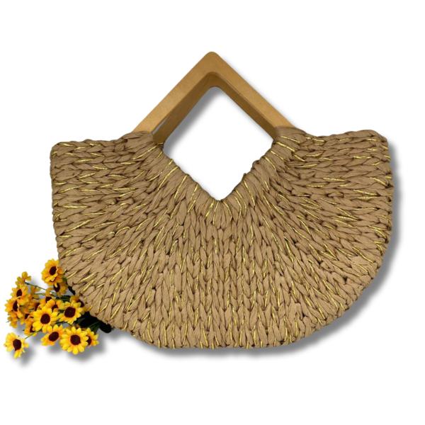 BOLSO PLAYA 031 KHAKI