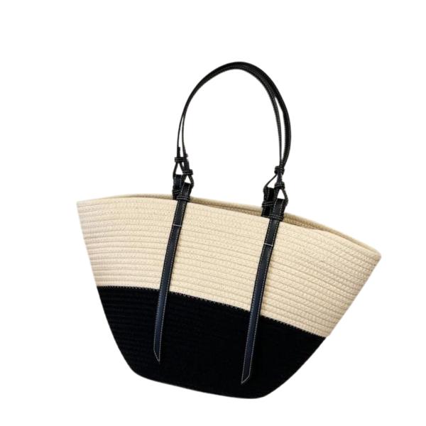 BOLSO PLAYA 007 NEGRO/BEIGE