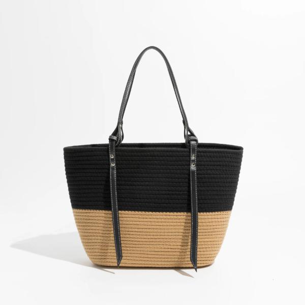 BOLSO PLAYA 007 NEGRO/KHAKI