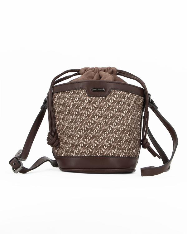 BOLSO CRUZADO  6858-1 CAFE
