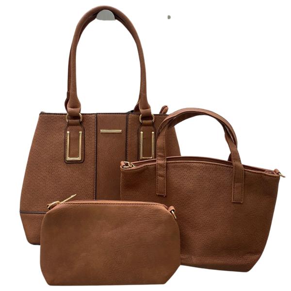 BOLSO 3 EN 1 PARA DAMA 6808 CAFE