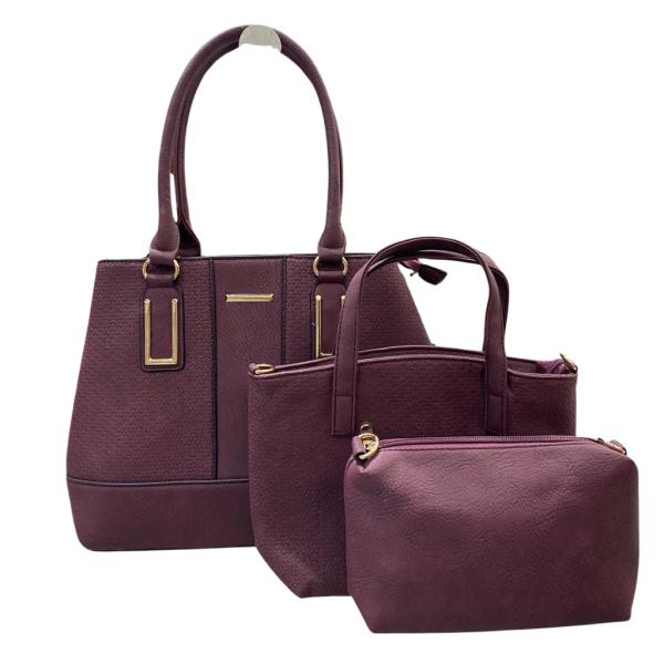 BOLSO 3 EN 1 PARA DAMA 6808 VINO