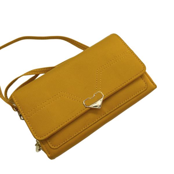 BILLETERA  PARA DAMA C270-22 AMARILLO