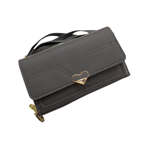 BILLETERA  PARA DAMA C270-22 GRIS
