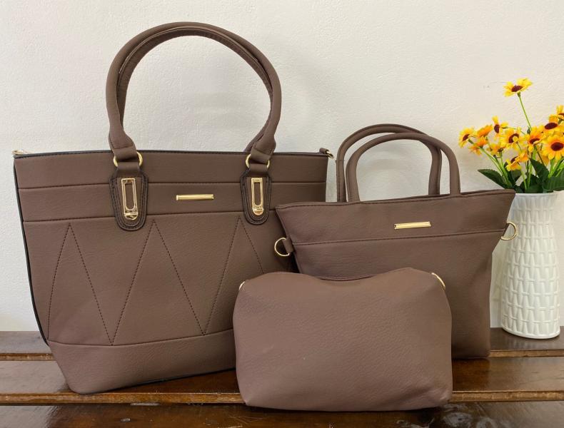 BOLSO 3 EN 1 PARA DAMA 0086 CAFE