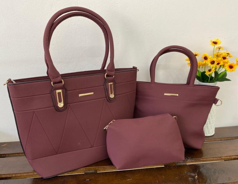 BOLSO 3 EN 1 PARA DAMA 0086 VINO