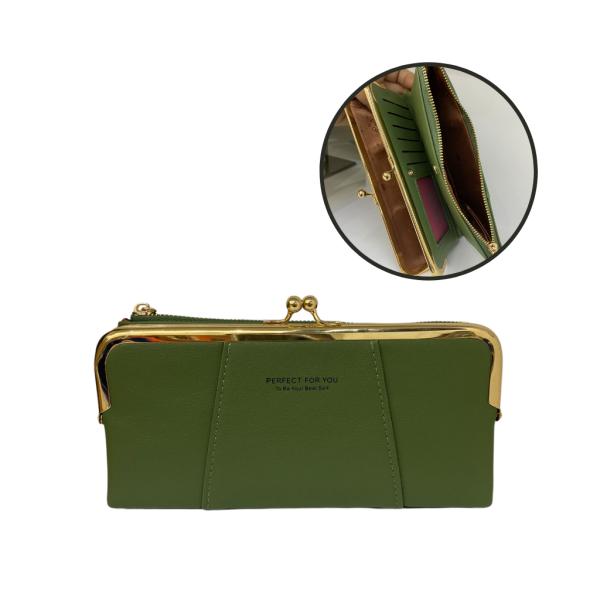 BILLETERA  PARA DAMA 6323-001 VERDE