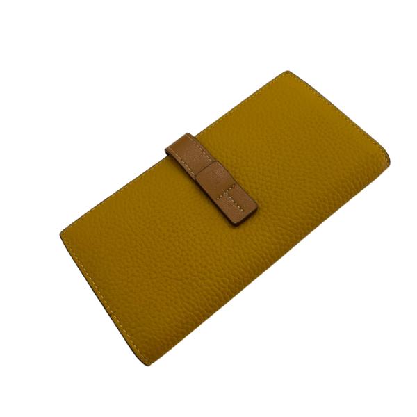 BILLETERA DE CUERO PARA DAMA 6989 AMARILLO
