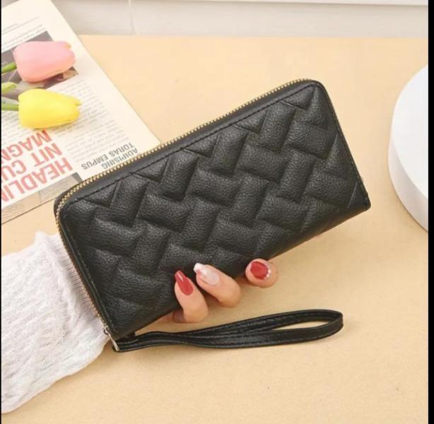 BILLETERA  PARA DAMA C372-2 NEGRO