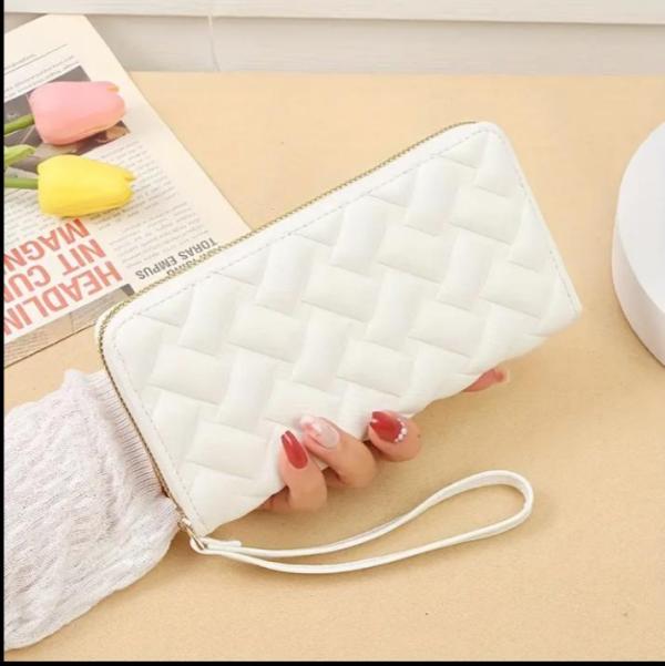 BILLETERA  PARA DAMA C372-2 BLANCO