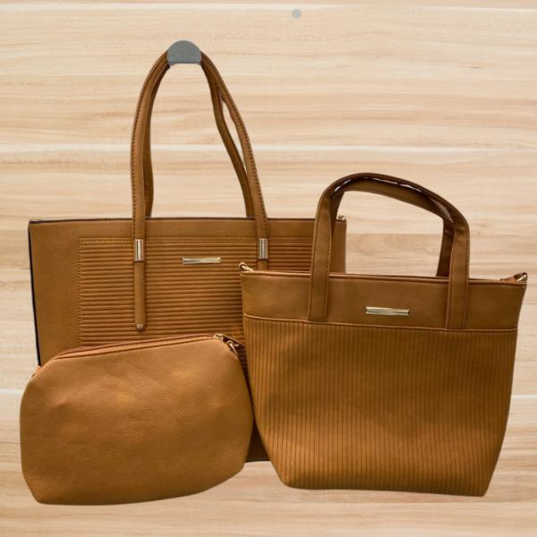 BOLSO 3 EN 1 PARA DAMA 0052 TAN