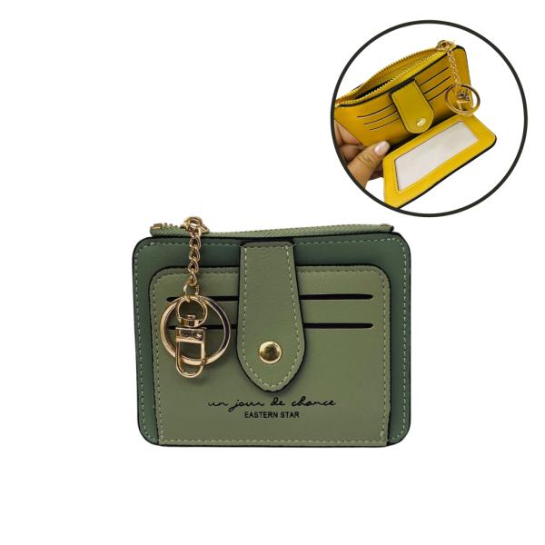 TARJETERO  PARA DAMA C366-1 VERDE