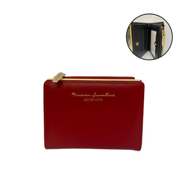 BILLETERA  PARA DAMA C307-14B ROJO