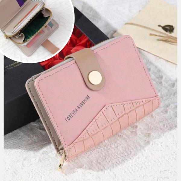 BILLETERA  PARA DAMA C357-1 ROSADO