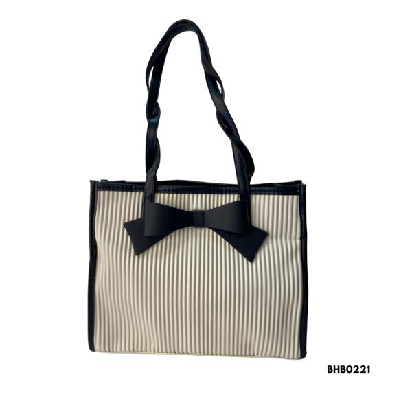 BOLSO PARA DAMA 2029 BEIGE CON NEGRO