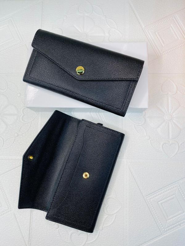 BILLETERA DE CUERO PARA DAMA 88756 NEGRO