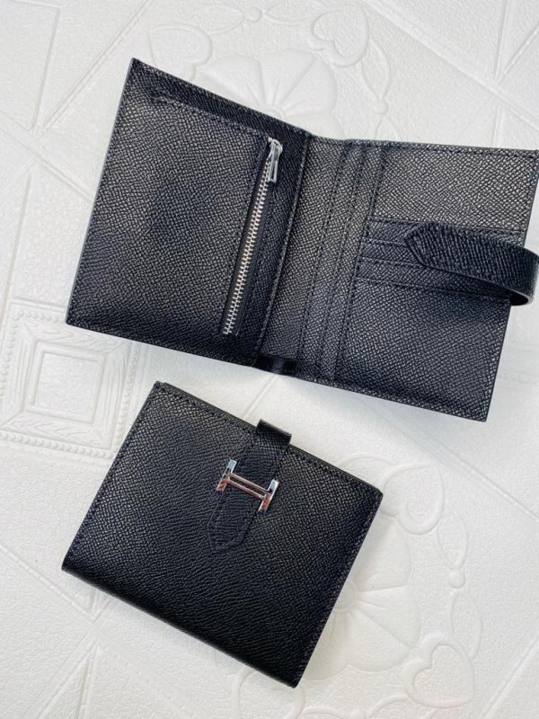 BILLETERA DE CUERO PARA DAMA 6909 NEGRO
