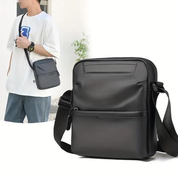 BOLSO PARA CABALLERO P1023-1 NEGRO