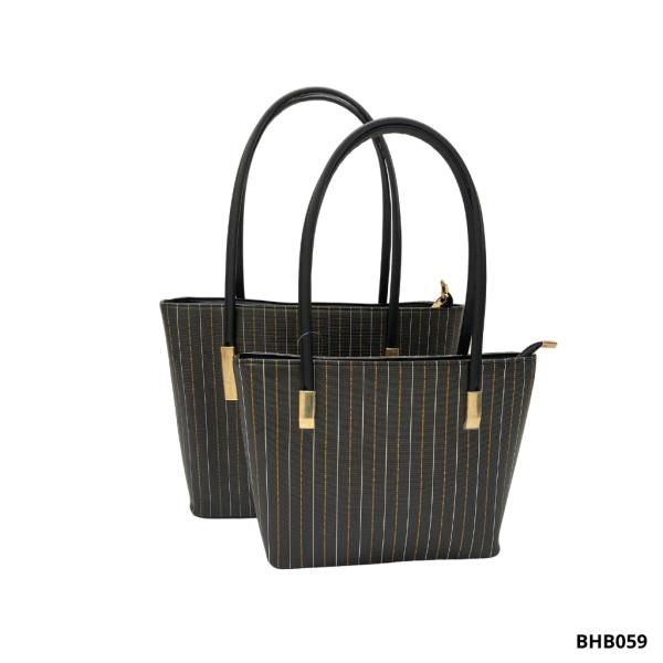 BOLSO PARA DAMA 8815 NEGRO RAYAS